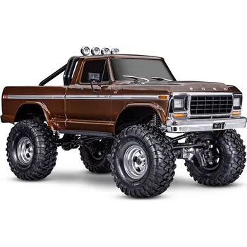 RC model auta Traxxas TRX-4 Ford F-150 Ranger XLT 1979 High Trail 1:10 RTR - Traxxas TRX-4 Ford F-150 Ranger XLT 1:10 RTR hnědá metalíza + doprava zdarma