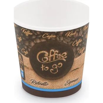 Jednorázové nádobí Kelímek papírový DRINK and ENJOY, 9 oz, 280 ml, 80 mm průměr, 50 ks