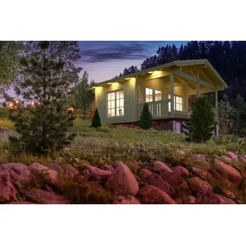 Zahradní domek Palmako Zahradní chatka AGNETA 18,8 + 12,5 m²