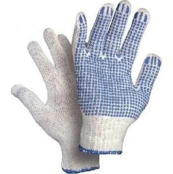 Pracovní rukavice Rukavice FALO/PLOVER LIGHT bavlna polyester úpl. modrý ter. vel.10