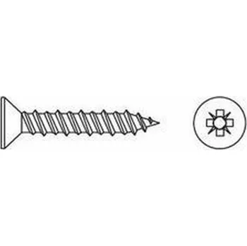 Vrut vrut univerzální 3.9x16 do plastu zápustná hlava HI-LO