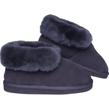 Dámské pantofle Kreibich&Heitmann Kožešinové bačkory PRAKTIK+ šedé Barva: šedá, Velikost: 43