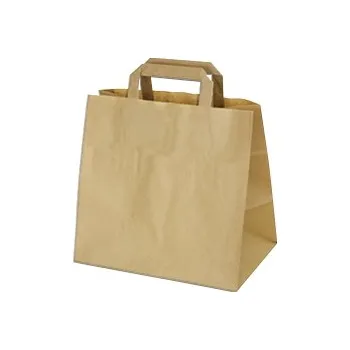 Taška papírová 26X17X25 cm hnědá, 50 ks