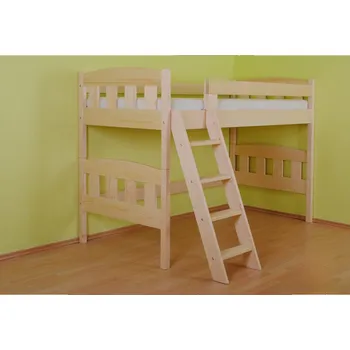 Postel Truhlářství Miroslav Šteker Vyvýšená postel Tereza Varianta produktu: Základní varianta, Zvolte rozměr matrace (cm): 200 x 90, Umístění žebříku: vlevo