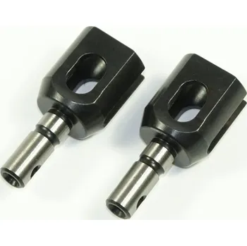 RC náhradní díl SWORKz ocelové unašeče středového diferenciálu, 2 ks.