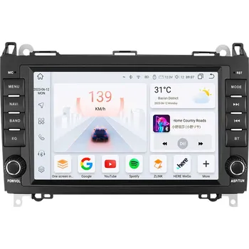 Autorádio HIZPO BENZB20081 Autorádio 8“ Android 13 pro Mercedes Benz A, B, V, Sprinter, VW Crafter Model: 4SBENZB20081 (4+32GB)