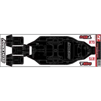 RC model FT T6.4 ochranná folie na podvozek, 1 ks.