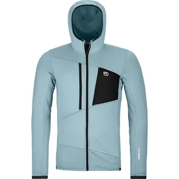 Pánská mikina Ortovox Fleece Grid Hoody M Barva: glacier grey, Velikost: M