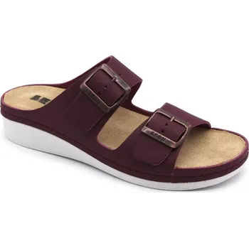 Dámské pantofle Leon Leons Lady Comfort 5012 - Bordó Velikost: 41