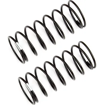 RC model Přední pružiny tlumičů, bílé, 3.40 lb in, L44mm, 2 ks.