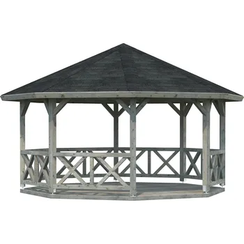 Zahradní altán Palmako Altán BETTY 18,0 m² Barva: Šedá, máčení