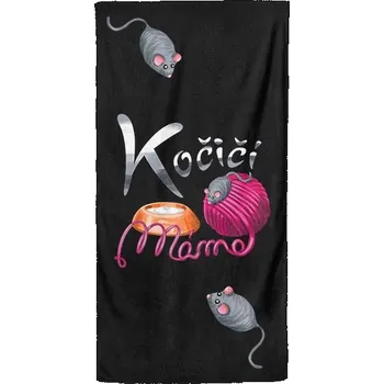 Osuška 140 x 70 cm - Kočičí máma