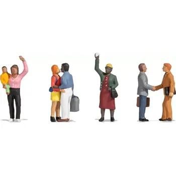 Modelová železnice Postavičky Loučení H0 - Noch 15216 (Figurky H0 1:87)