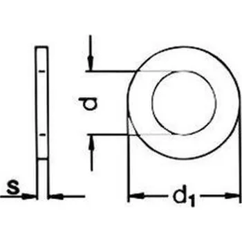 těsnící kroužek 13x19x1.5 Cu-měď DIN 7603