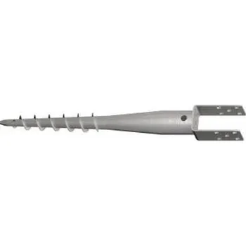 Zemní vrut zemní vrut U 91x68x550/685 VZH ŽÁROVÝ ZINEK