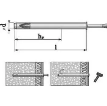Nýt nýt trubkový 8x100 NTHP s hákem