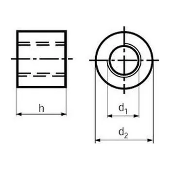 Matice matice 20x4.0x45x30 LEVÁ trapézová kulatá DIN 88089