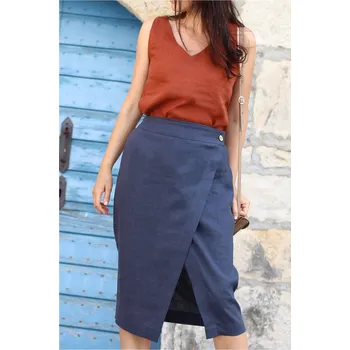 Lotika Lněné dámské tílko Lotika česká móda 714289