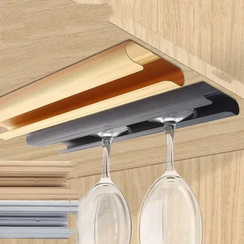 Držák skleniček pod kuchyňskou linku stříbrný (SKZ2)