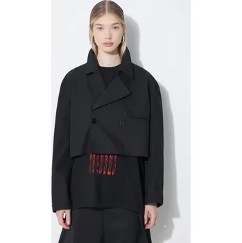 Bavlněná bunda MM6 Maison Margiela S62AN0126 černá 99X, vel. S