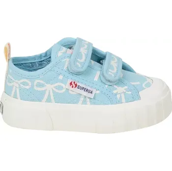 Chlapecké tenisky Dětské tenisky Tinycottons BOWS SNEAKERS X SUPERGA modrá barva, SS25-904 SS25.904 50X, EUR 23