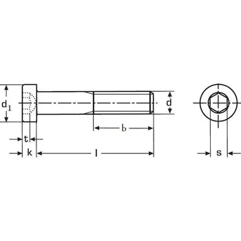 Matice imbus M5x8 A2 NEREZ nízká hlava DIN 7984