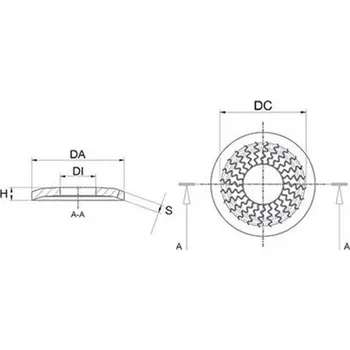 Matice podložka 4.1x10.2x1 GEOMET 321 TECKENTRUP SK-M