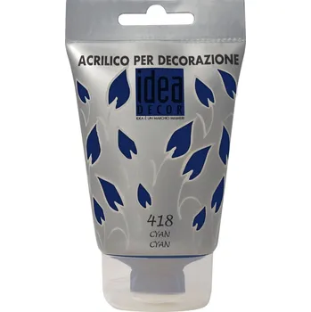 Vodová barva Maimeri Idea Decor Akrylová barva Cyan 110 ml 1 ks