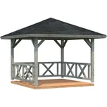 Palmako Altán BETTY 9,0 m² Barva: Šedá, máčení