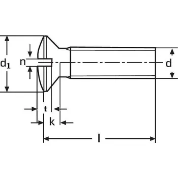 Spojovací materiál šroub M6x12 ZINEK 4.8 čočková hlava rovná drážka DIN 964