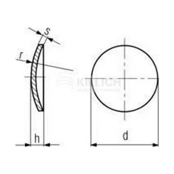 Matice podložka 30 BEZ PÚ uzavírací DIN 470