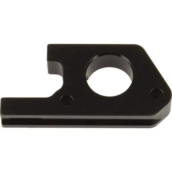 RC model B74 hliníková vložka držáku motoru, černá, 1 ks.