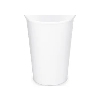 Jednorázové nádobí Kelímek papírový na kávu bílý 330 ml (10 oz), 80 mm průměr, 50 ks