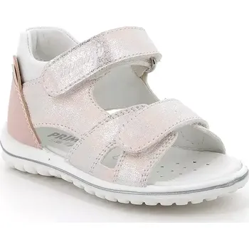 Dívčí sandály Dětské kožené sandály Primigi růžová barva, PSW 78653 7865311 03X, EUR 18