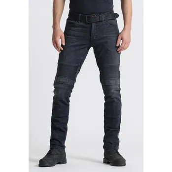 Moto kalhoty PANDO MOTO kalhoty jeans KARL DEVIL AAA SF Short washed black - 29