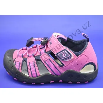 Dívčí sandály Obuv dětská JUNIOR LEAGUE 201061 Fuchsia/Navy (Dětská letní obuv)