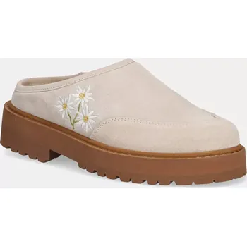 Dámské pantofle Semišové pantofle Diemme Maggiore dámské, béžová barva, DI25SPMAW-M06S006CRE DI25SPMAW.M06S006CRE 80X, EUR 40