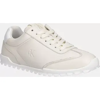 Pánské tenisky Kožené sneakers boty Calvin Klein Jeans LOW PROFILE RUNNER béžová barva, YW0YW01751 01X, EUR 36
