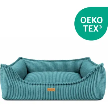 Pelíšek pro psa Denzoo Ortopedický Pelíšek pro psa Milano - tyrkysový VELIKOST: Pro mini psa (vel. S)-70 x 50 cm