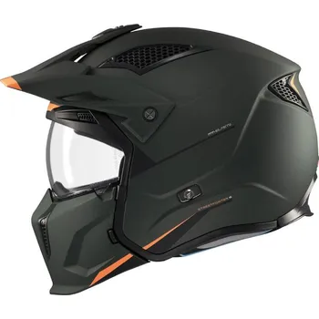 Helma na motorku MT Helmets Streetfighter SV S Solid A6 matná zelená M - 57-58 cm + DÁREK + Doprava ZDARMA