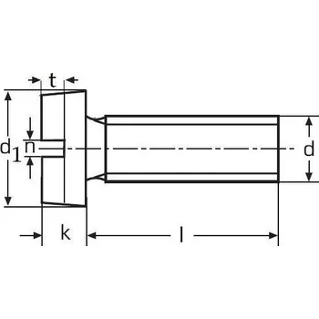 Spojovací materiál šroub M4x16 ZINEK 4.8 válcová hlava rovná drážka DIN 84