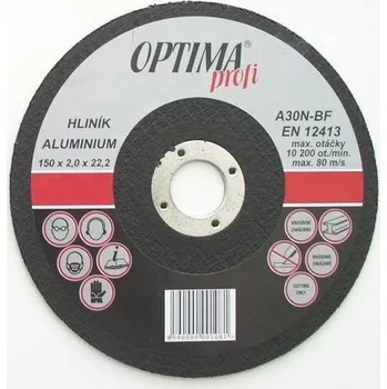 Řezný kotouč kotouč 125x1.6 řezný na HLINÍK IA12516