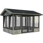 Palmako Altán ISABELLA 10,9 m² Barva: Šedá, máčení