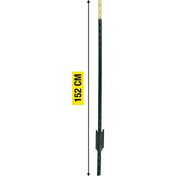 Ohradník Kovový T-sloupek pro elektrický ohradník, 152cm