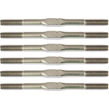 RC model FT titanové spojovačky sada B6.1 a B6.2, M3x48mm (1.875 in), 6 ks.