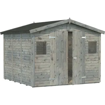 Zahradní domek Palmako Domek na nářadí DAN 7,5 m² Barva: Šedá, máčení