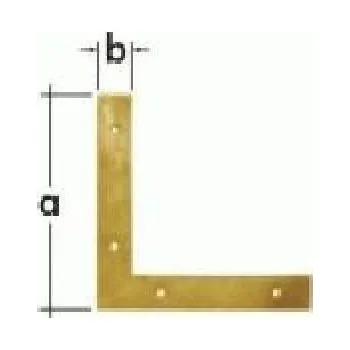 Tesařské kování rohovník 12x75x75x2mm BÍLÝ ZINEK NA75