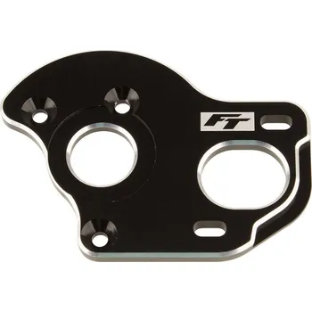 RC model FT B6.3 hliníkový Laydown/Layback držák motoru 3.5mm, černý, 1 ks.