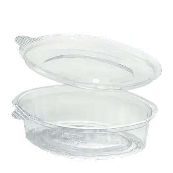 Jednorázové nádobí Dresingová miska rPET 50 ml s intergrovaným víčkem,100 ks