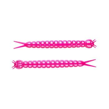 Umělá nástraha Gumová nástraha Libra Lures Slight Worm 38mm Hot Pink 019 Cheese (15ks)